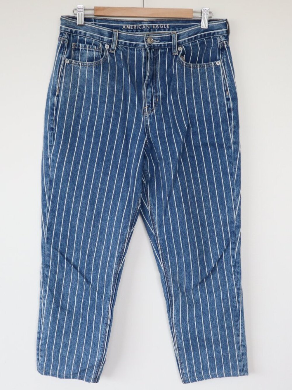 American Eagle Striped Jeans, Size 10
